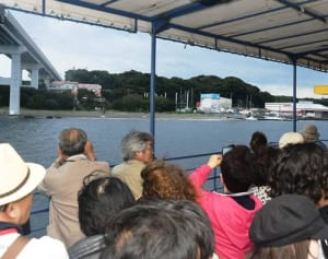 船で巡る白秋の足跡　三浦市