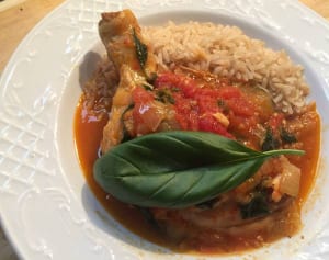 第144飯「チキンのトマト煮込み」