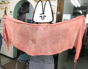 欲しいモノは作る！草木染めでストールづくり