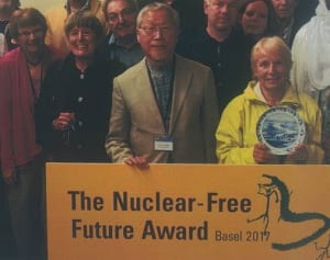 朝鮮半島非核化へ尽力　梅林宏道さんに「核のない未来賞」