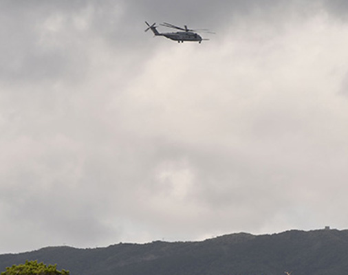 防衛省、米軍の飛行再開を追認　ヘリ炎上事故、原因不明のまま