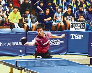 アスティーダに夢中　卓球日本リーグ１部　ホームで開幕戦