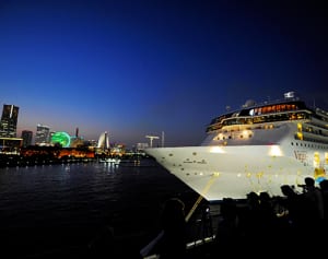 豪華客船が次々　横浜港の年末年始