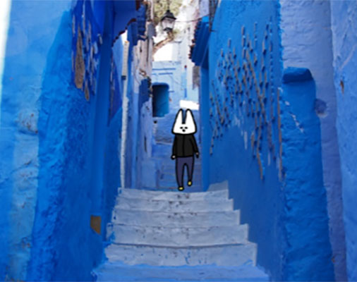 モロッコの猫だらけの青い町「シャウエン」で映える！