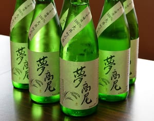 夢の新酒、大井産100%　休耕田で酒米、硬水仕込み