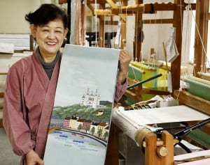 パート主婦から「西陣織」の異端児に…斬新な作品見せる“用の美”