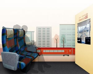 新型車両を疑似体験　新宿駅にカフェロマンスカー