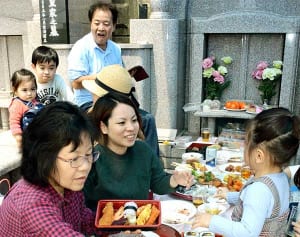 あの世の先祖とピクニック　清明入り初の週末