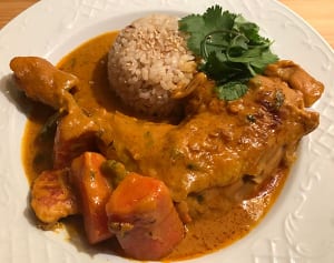 マフェ　鶏のトマトとピーナッツバター煮込み（辻仁成「ムスコ飯」第167飯レシピ）