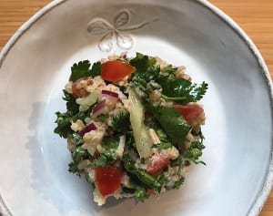 パリジェンヌ風玄米サラダ（辻仁成「ムスコ飯」第169飯レシピ）