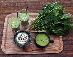 平塚産ホウレンソウで疲労回復　 第2弾スープ完成