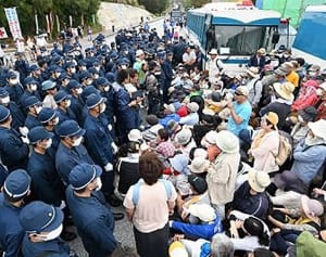 辺野古抗議「県内」から参加が84％　「県外」は15・6％　　実行委「情報発信が重要」