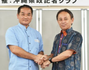 沖縄知事選　玉城氏と佐喜真氏が接戦　世論調査、態度未定も多く