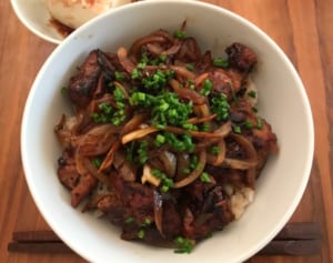 生姜焼き丼（辻仁成「ムスコ飯」第185飯レシピ）