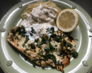 鶏肉のパイヤード～タリアッテレのレモンソース添え（辻仁成「ムスコ飯」第194飯レシピ）