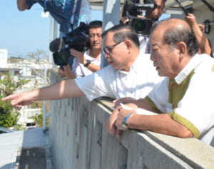 米軍部品落下事故の風化防止イベント　宜野湾市、後援せず　市長「政治的懸念」