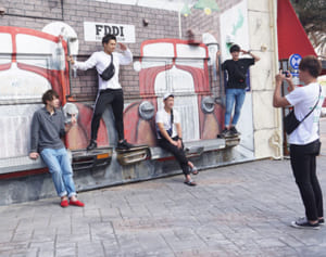 壁アート、インスタ映え　風景も旅の土産に　沖縄北谷・美浜「デポアイランド」