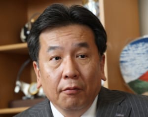 枝野幸男「首相の消費増税先送り“3匹目のドジョウ”はいない」