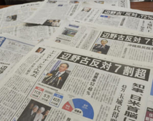 在京各紙は県民投票をどう伝えたか？