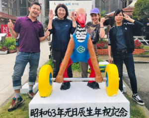 ヤンバルクイナ選手、復活　ゆいゆい国頭のマスコット　スタッフらがお色直し