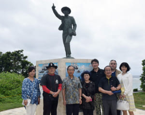 ジョン万次郎の“大河”実現を　高知出身者ら関東幡多の会、沖縄で足跡たどる