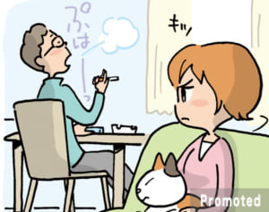 夫の“けむハラ”にペットもNO!?加熱式たばこが注目集める理由