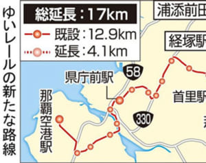 やっと決まった！ゆいレール新区間の開業は10月1日　首里駅折り返し便も