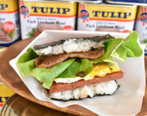 ポーク卵おにぎり進化　高級品登場、専門店は海外進出