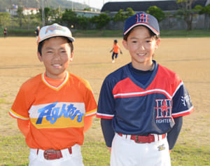 新ユニホームも日ハムデザイン　キャンプ地・名護市の羽地ファイターズ