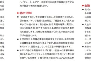 小さな字でひっそりと…自民党選挙公約で“消費税増税隠し”