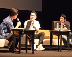 事業再生は「意味がある」商品で　沖縄未来解議　田中修治氏（オンデーズ社長）、上間喜壽氏（上間フードアンドライフ社長）が登壇　