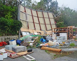 大規模停電に車横転、電線切断、冠水…　宮古島、台風が猛威ふるう　病院休診や橋通行止め、市民生活にも影響