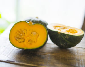 健康寿命のばす食べ方クイズ 肩こりによいかぼちゃの調理法は？