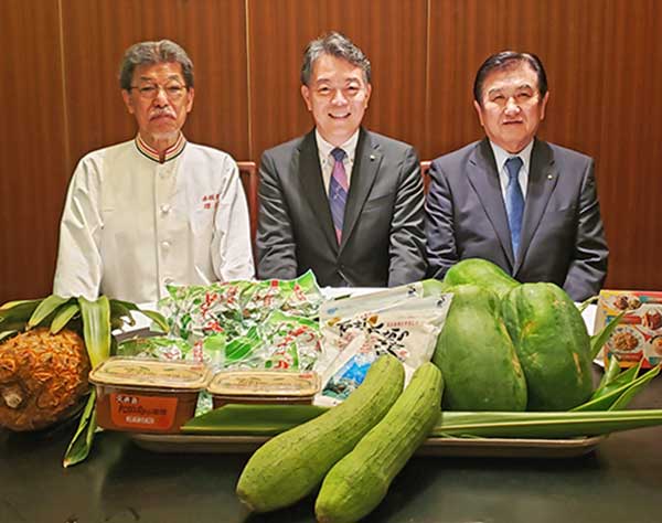 紅豚やナーベラー…沖縄食材が高級中華に　27日まで赤坂璃宮でフェア