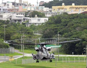 普天間離着陸、前年2・6倍の1142回　市民負担増す