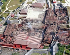 首里城、スプリンクラーなし　推奨も管理者把握せず