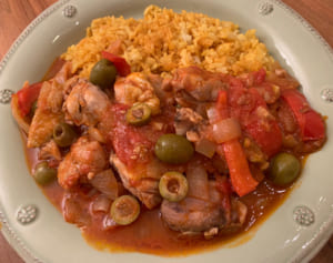 鶏肉とトマトとオリーブのプロヴァンス風煮込み（辻仁成「ムスコ飯」第244飯レシピ）