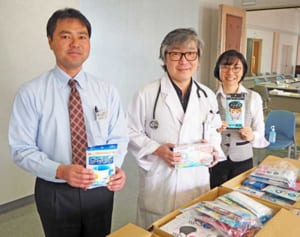 善意のマスク950枚　男性「シロマ」さん　那覇市医師会に無償提供