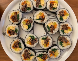 ボリュームたっぷりキンパ（辻仁成「ムスコ飯」第267飯レシピ）