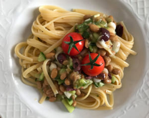 冷製納豆スパゲッティ（辻仁成「ムスコ飯」第269飯レシピ）