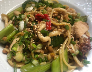 納豆としめじのオイルパスタ（辻仁成「ムスコ飯」第276飯レシピ）