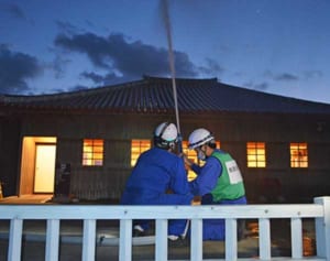 首里城、初の夜間訓練　火災を想定「落ち着いて対応できた」　沖縄美ら島財団