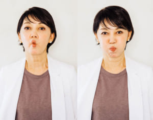 コロナ禍で懸念、口もとのたるみを解決するエクササイズ