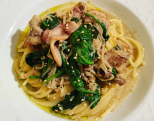 えのきのオイルパスタ（辻仁成「ムスコ飯」第281飯レシピ）