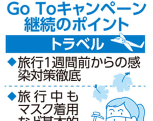 沖縄県はGoTo継続へ　感染防止の徹底を呼び掛け