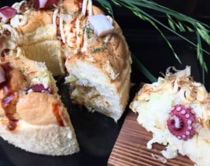 話題のヘルシー朝ごはん！たこ焼きシフォンケーキ