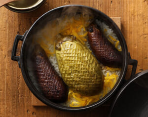 見た目も大迫力、なす、しめじ、さつまいもで「丸ごと炊き込みご飯」簡単すぎる三選