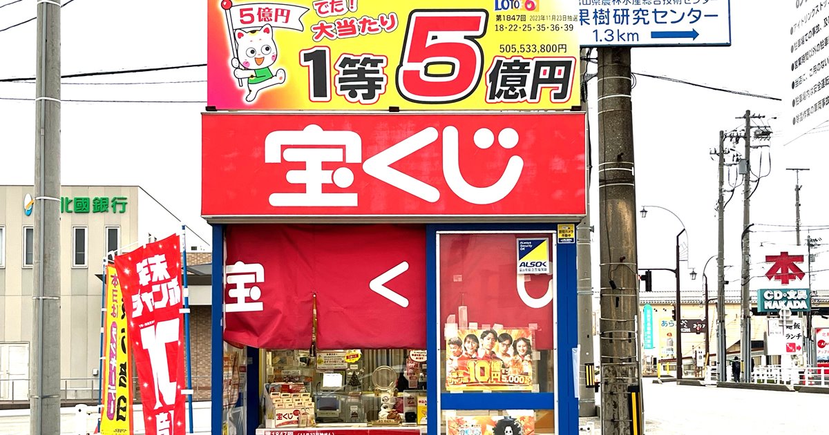 今週の「ロト」1等売り場速報！ 熱心な数字選びが実を結んだロト6・1等
