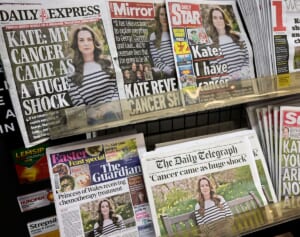 ヘンリー王子　義姉キャサリン妃のがん公表をテレビで知る