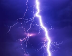 落雷で男性1人と牛34頭が死亡